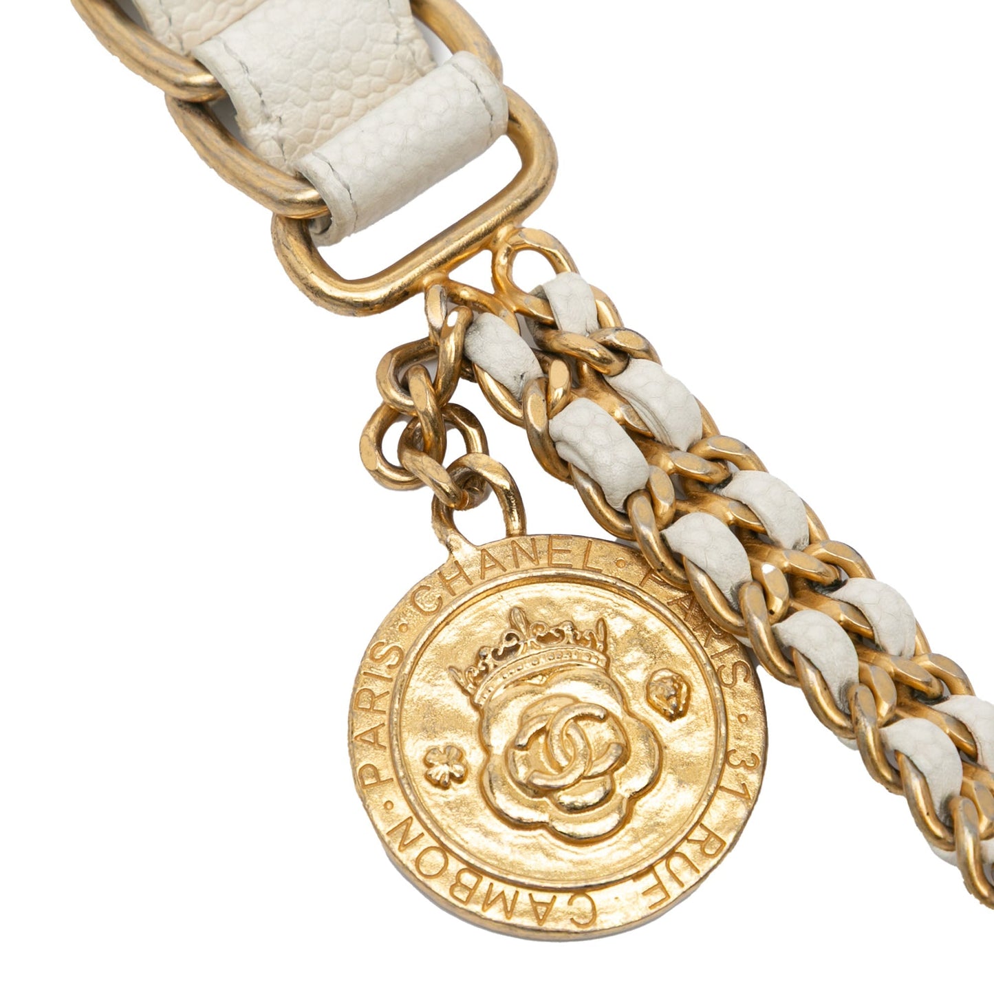 White Chanel Mini Quilted Caviar Chain Soul Flap Crossbody Bag