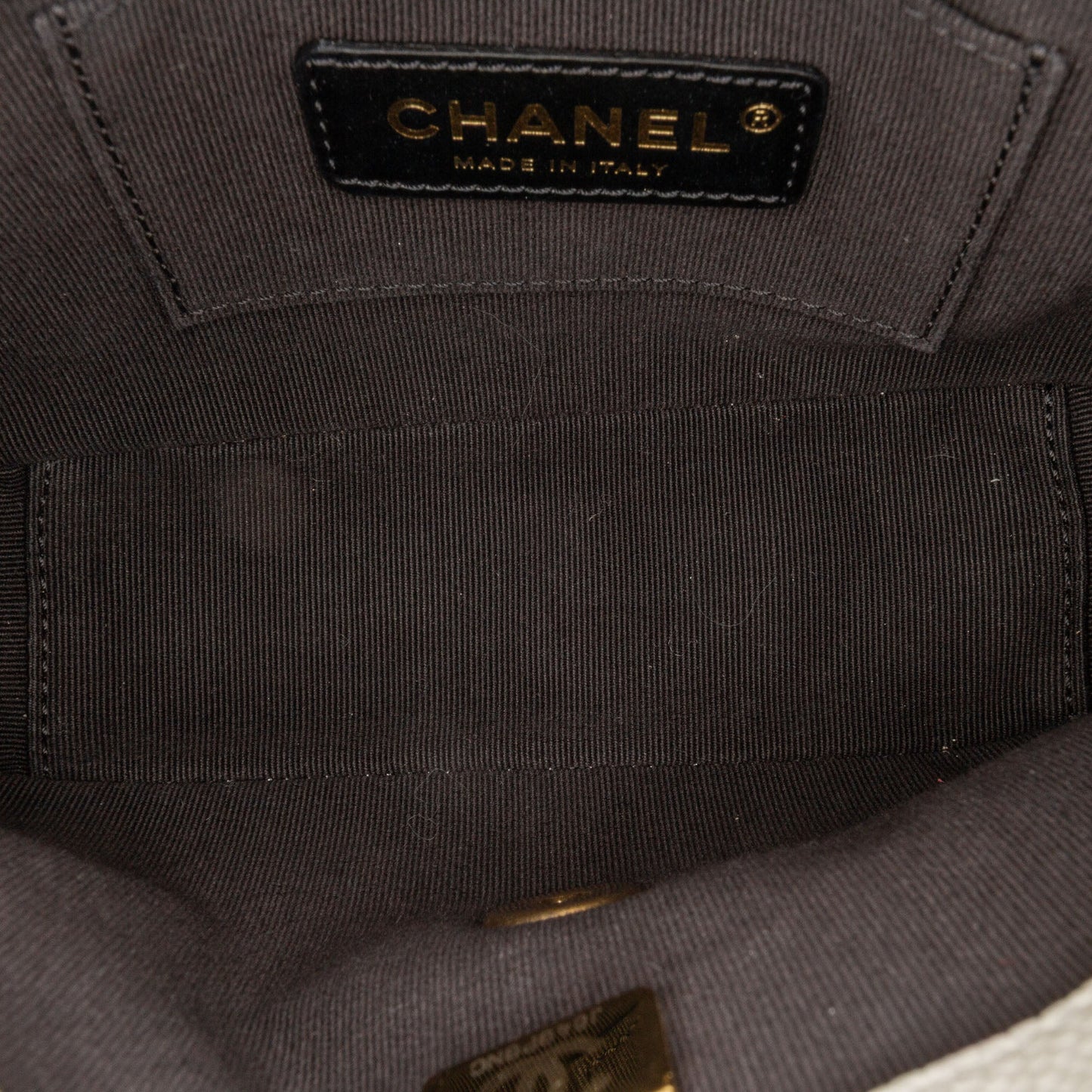 White Chanel Mini Quilted Caviar Chain Soul Flap Crossbody Bag