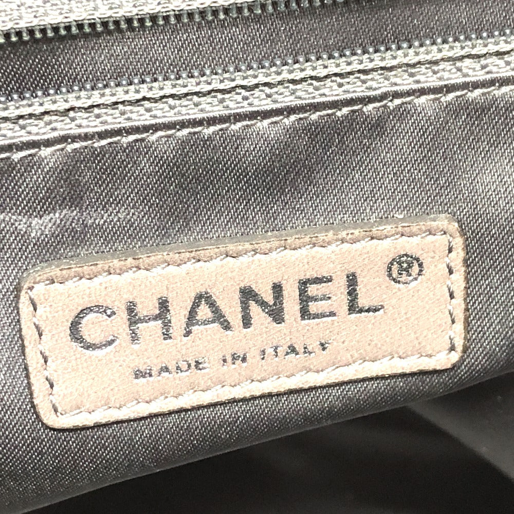 CHANEL Shoulder Bag Leather / suede white CC COCO Mark Portobello Matelasse Women Used