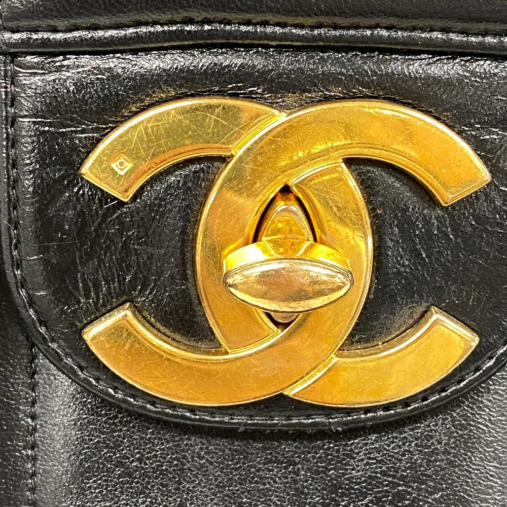 CHANEL Shoulder Bag lambskin black Big Coco Mademoiselle 30
