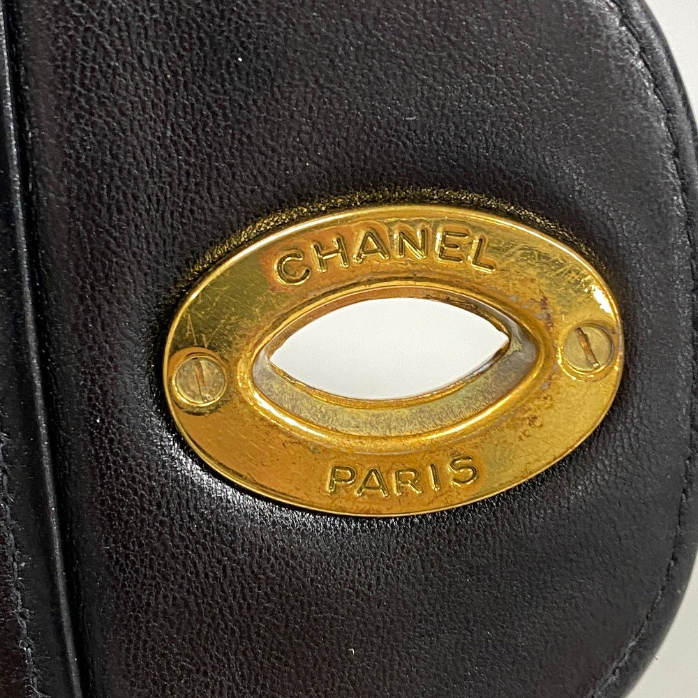 CHANEL Shoulder Bag lambskin black Big Coco Mademoiselle 30
