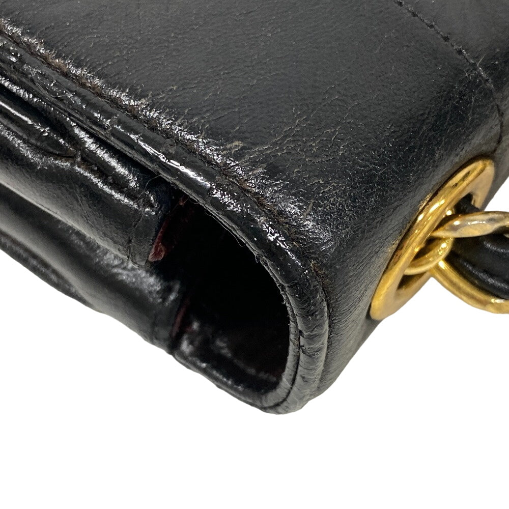 CHANEL Shoulder Bag lambskin black Big Coco Mademoiselle 30