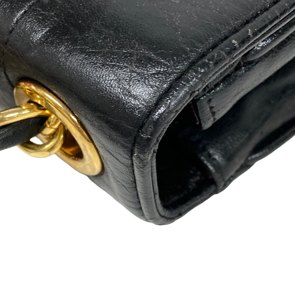 CHANEL Shoulder Bag lambskin black Big Coco Mademoiselle 30