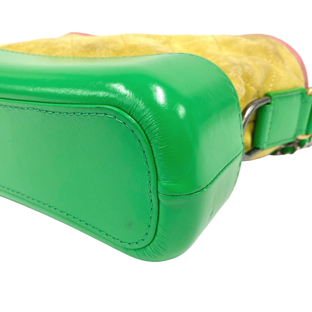 CHANEL Shoulder Bag Suede, Leather yellow COCO Mark Gabriel de Chanel