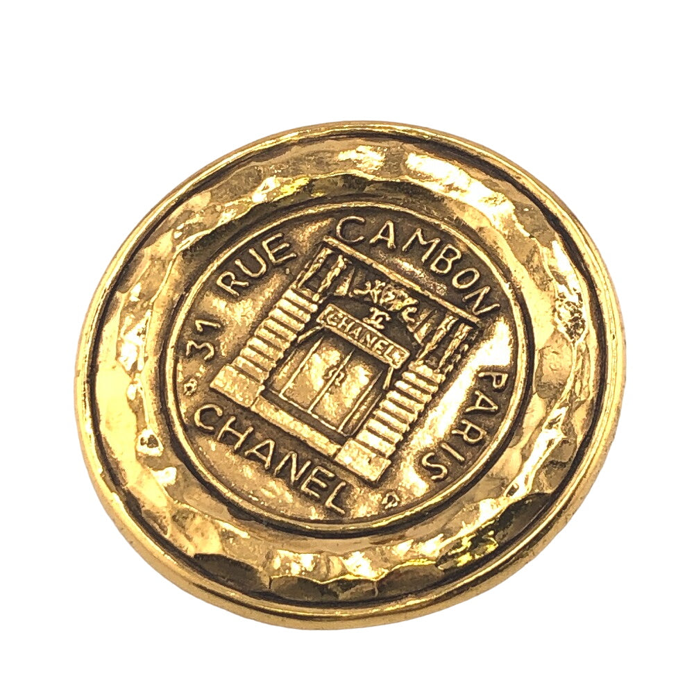 CHANEL Brooch Gold Plated gold 31 RUE CAMBON 1150