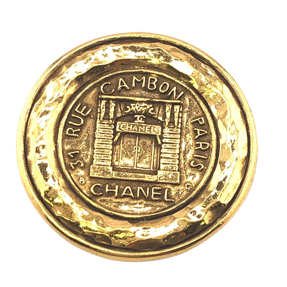 CHANEL Brooch Gold Plated gold 31 RUE CAMBON 1150