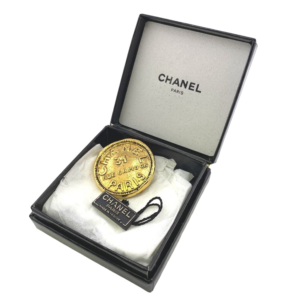 CHANEL Brooch Gold Plated gold 31 RUE CAMBON 1135