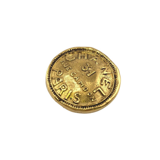 CHANEL Brooch Gold Plated gold 31 RUE CAMBON 1135
