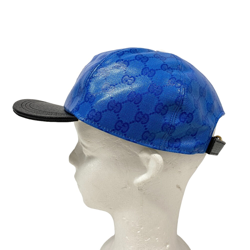 GUCCI cap 724833 4HAUU cotton blue Adidas XL 60 polyamide(Unisex) XL 60cm Used