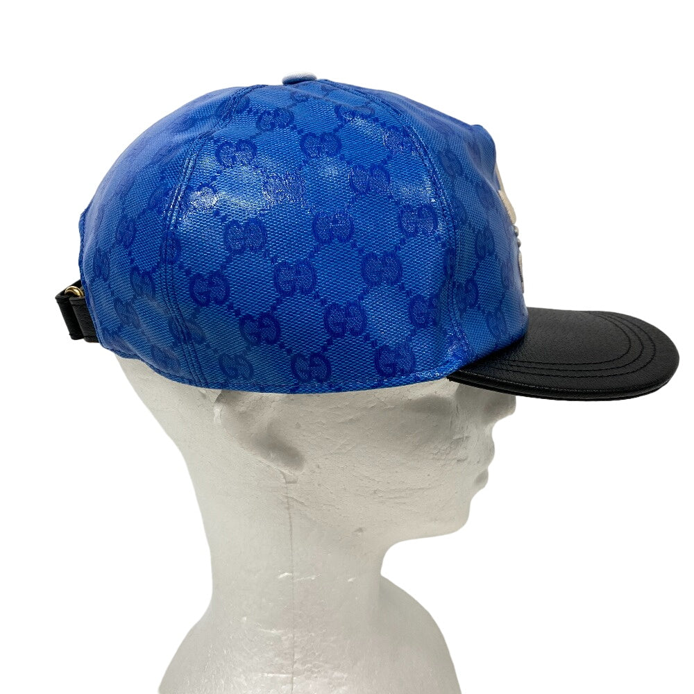 GUCCI cap 724833 4HAUU cotton blue Adidas XL 60 polyamide(Unisex) XL 60cm Used
