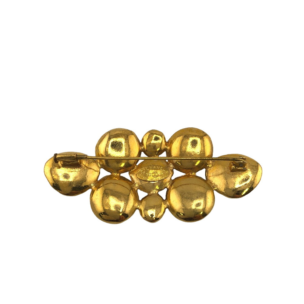 CHANEL Brooch Gold Plated, Faux Pearl, Color Stone multicolor 93P Gripoa Women Used