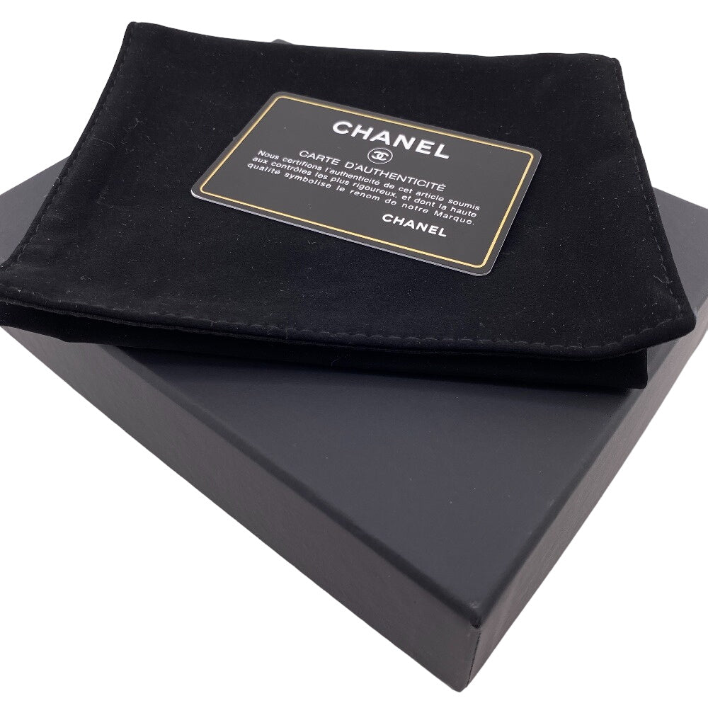 CHANEL Tri-fold wallet lambskin pink COCO Mark Boy chanel Women Used