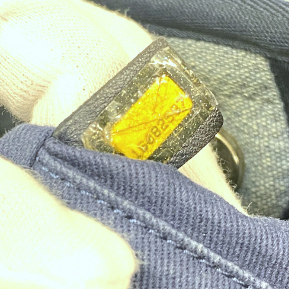 CHANEL Tote Bag canvas Navy DeauvilleMM