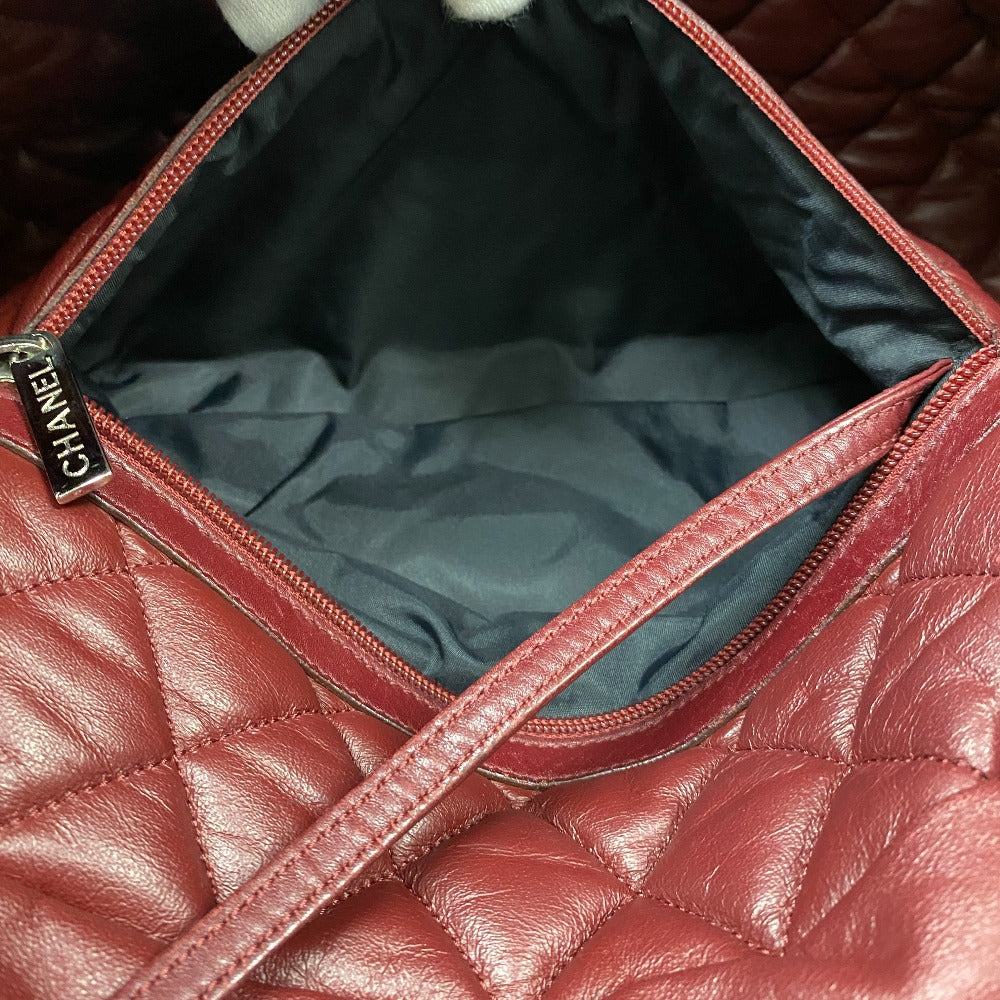 CHANEL Tote Bag leather black Cococoon