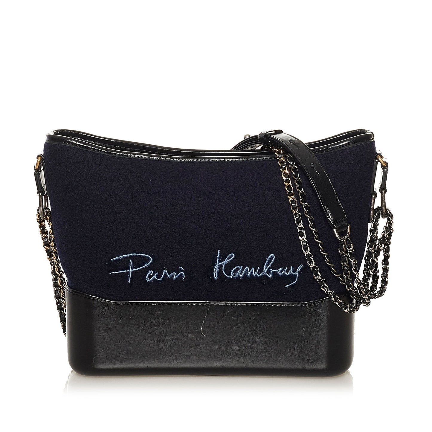 Chanel Paris Hamburg Embroidered Gabrielle Crossbody Bag