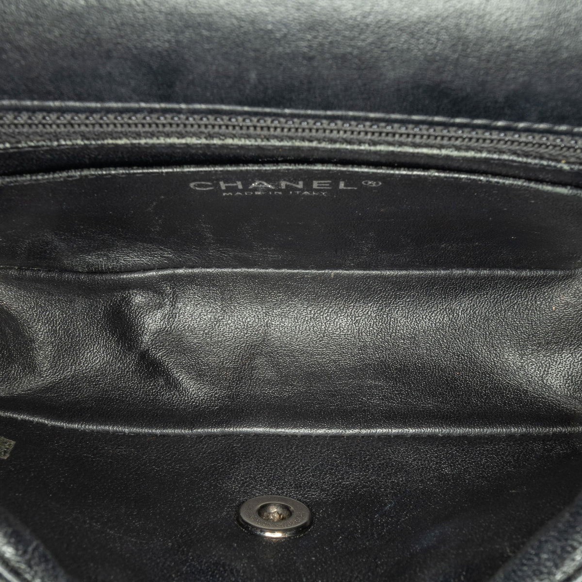 Top Quality Chanel Mini Rectangular Classic Patent Single New Black