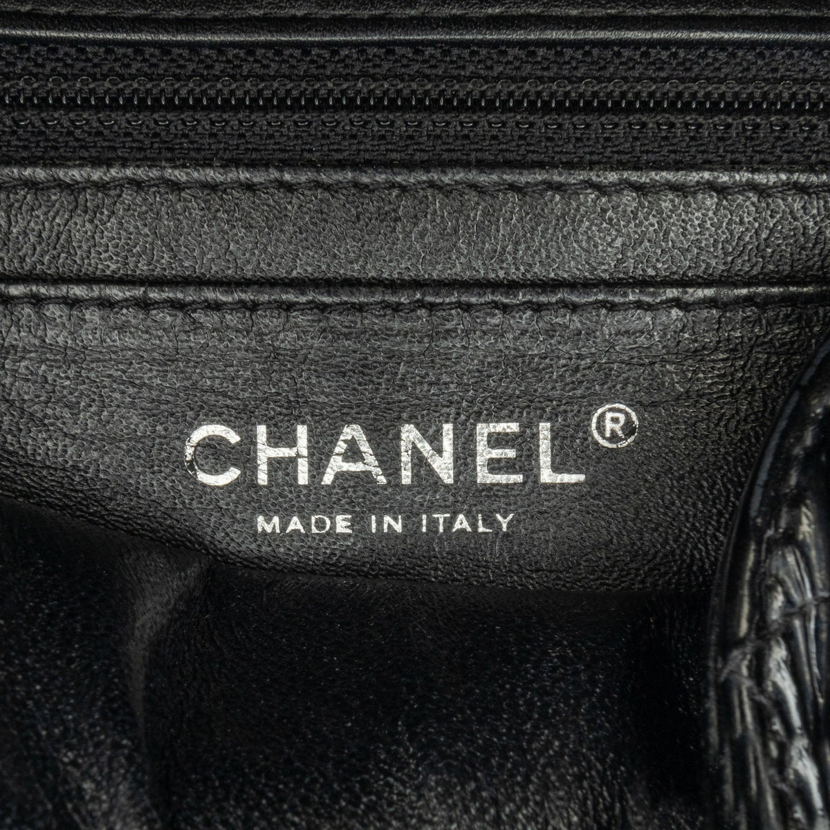 CHANEL Mini Rectangular Classic Patent Single Flap Black