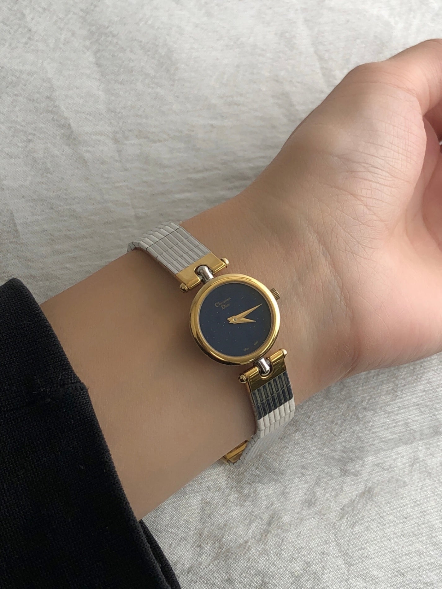 Christian Dior Quartz Watch Silver 3025 Vintage r45j37