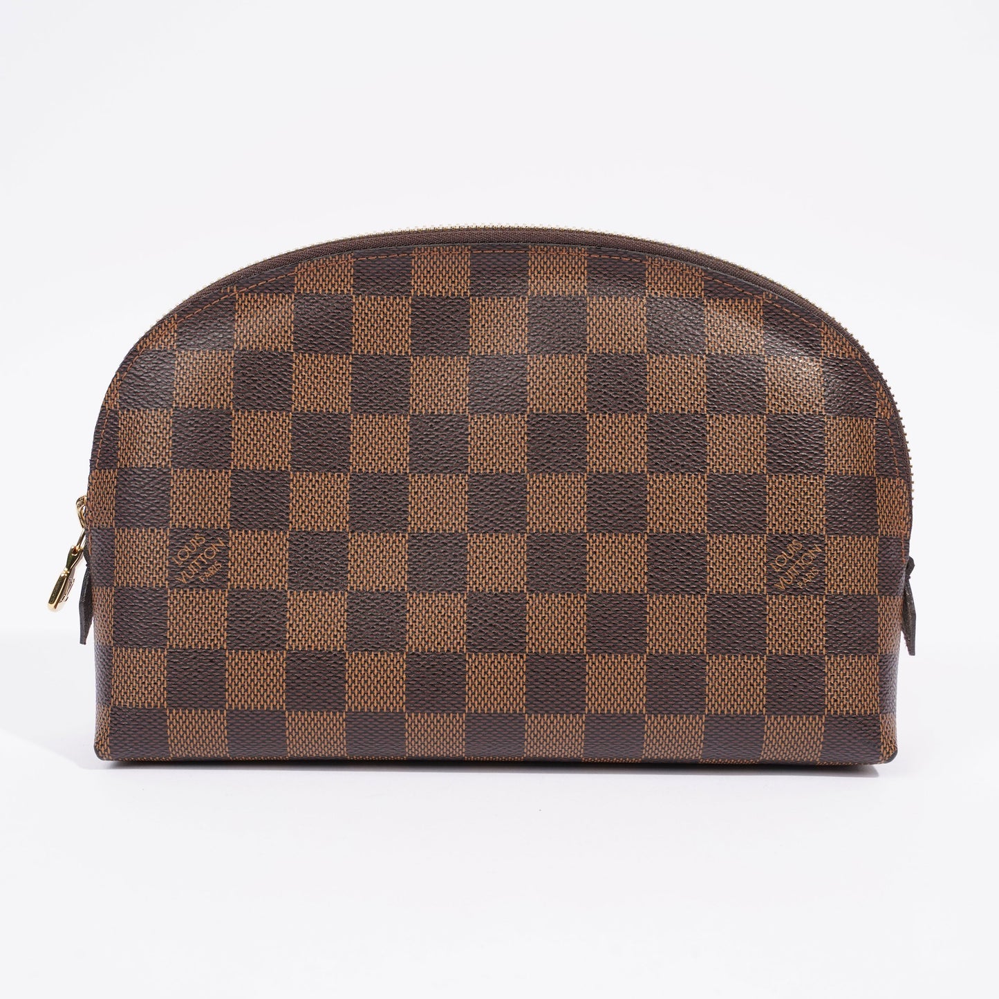 Louis Vuitton Cosmetic Pouch Damier Ebene Coated Canvas MM