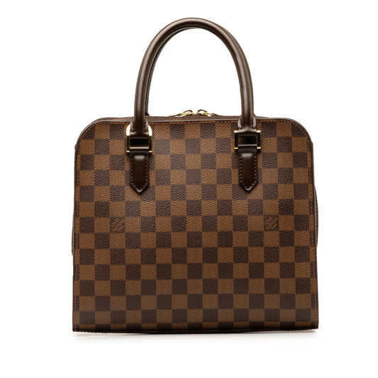 Brown Louis Vuitton Damier Ebene Triana HandBag