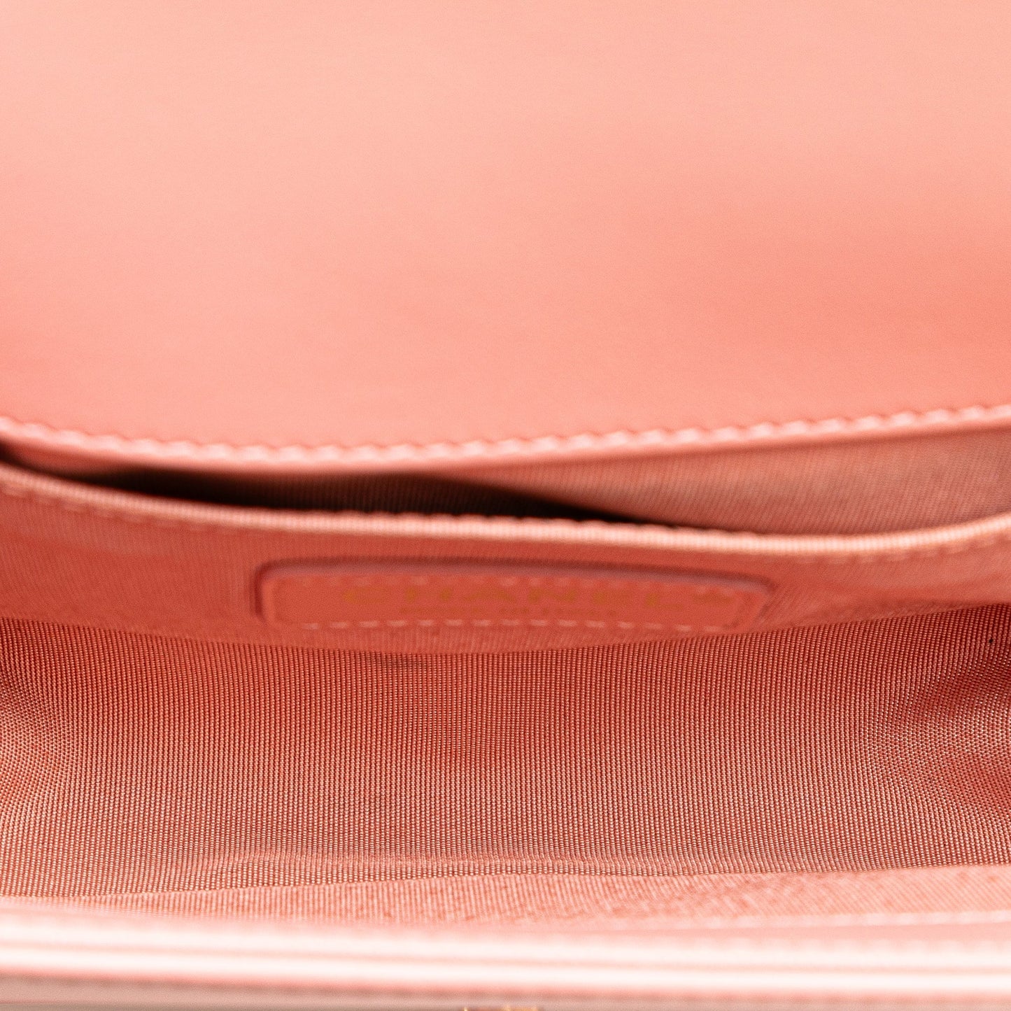 Pink Chanel Small Braided Chevron Boy Flap Crossbody Bag