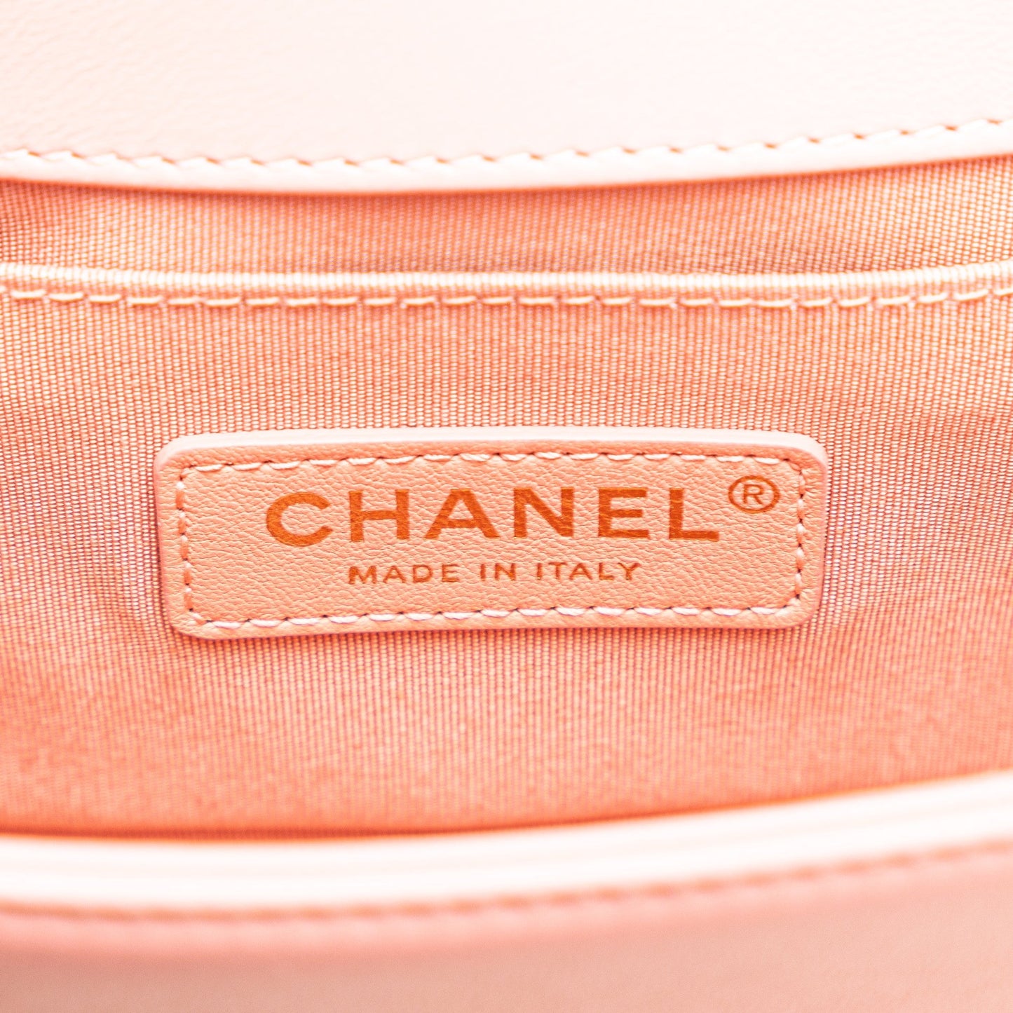 Pink Chanel Small Braided Chevron Boy Flap Crossbody Bag