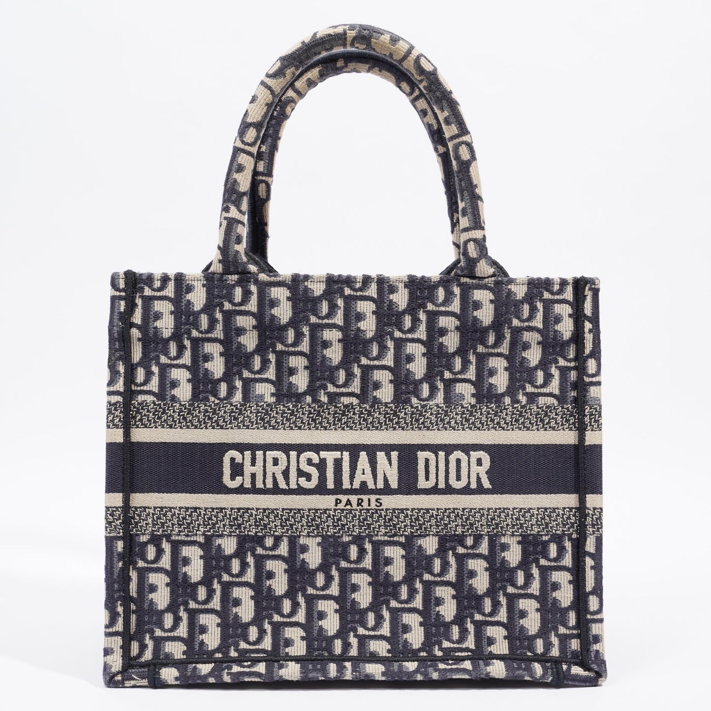 Christian Dior Book Tote Oblique Fabric Small