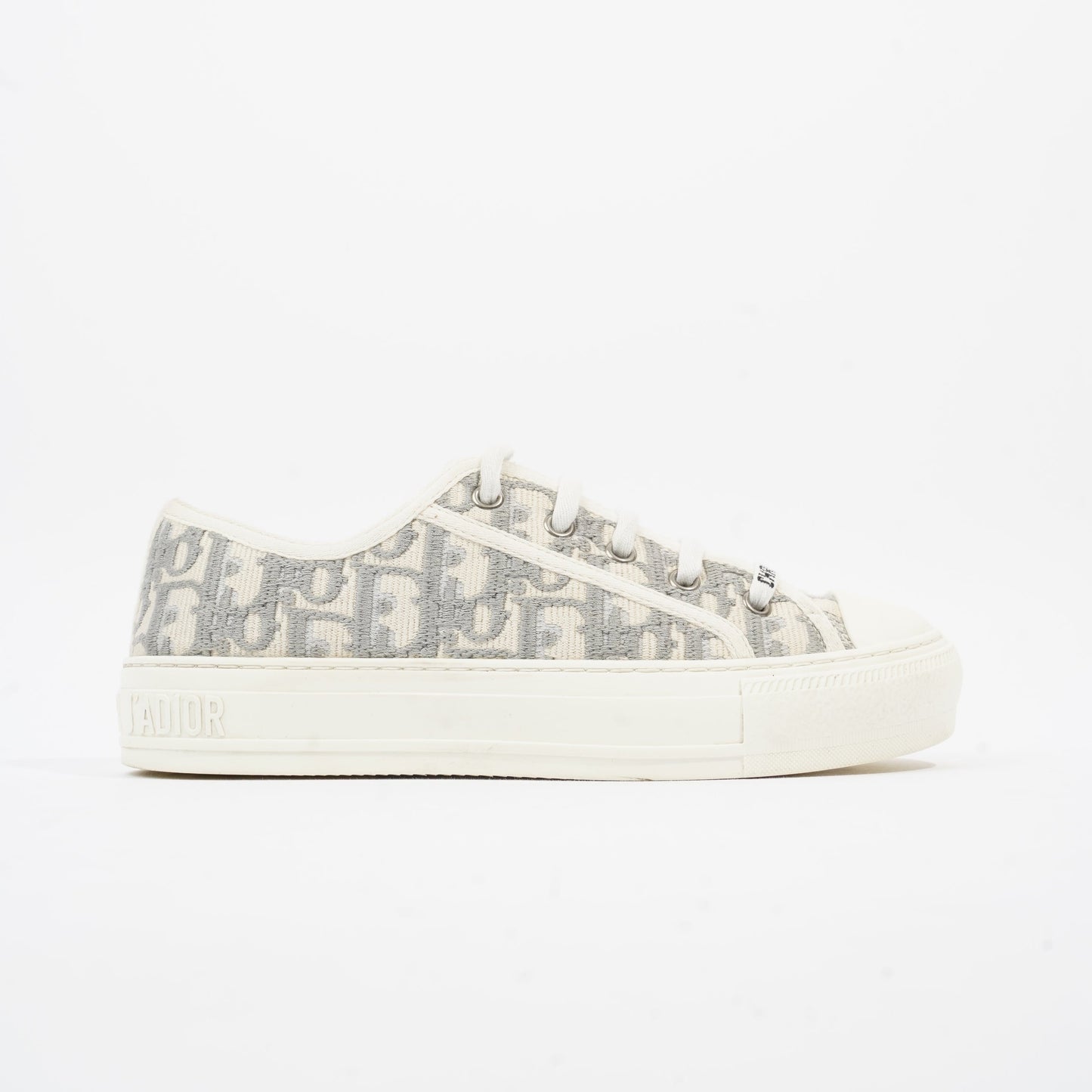 Christian Dior Walk'N'Dior Grey / White Canvas EU 36.5 UK 3.5
