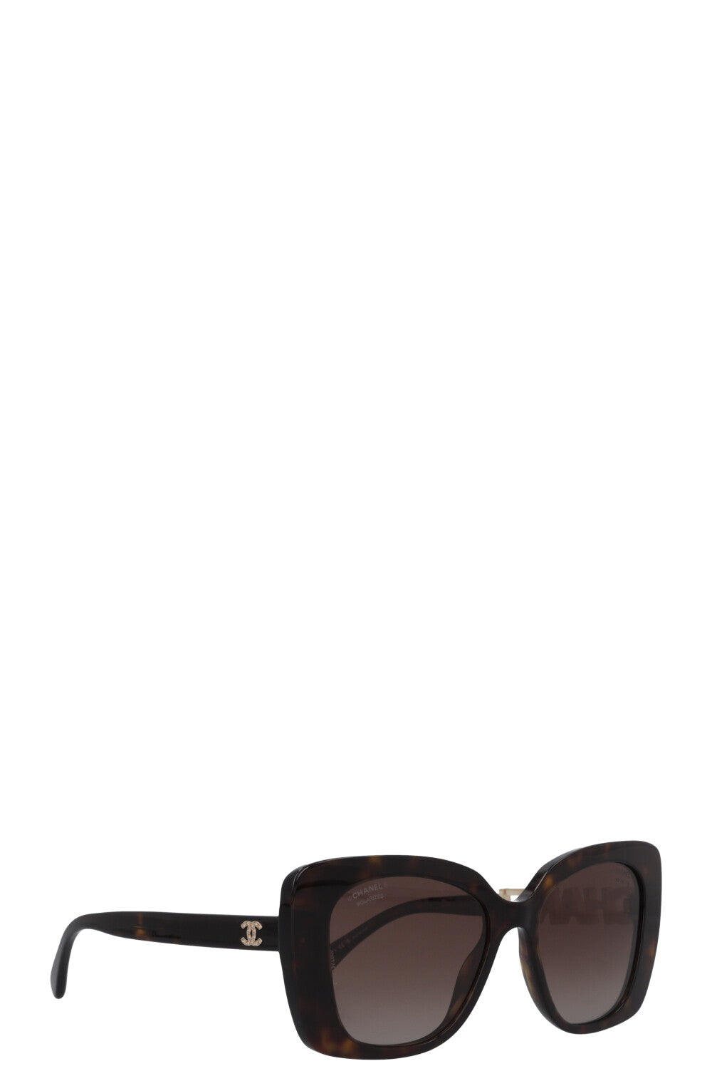 CHANEL Logo Sunglasses 5422 Tortoise