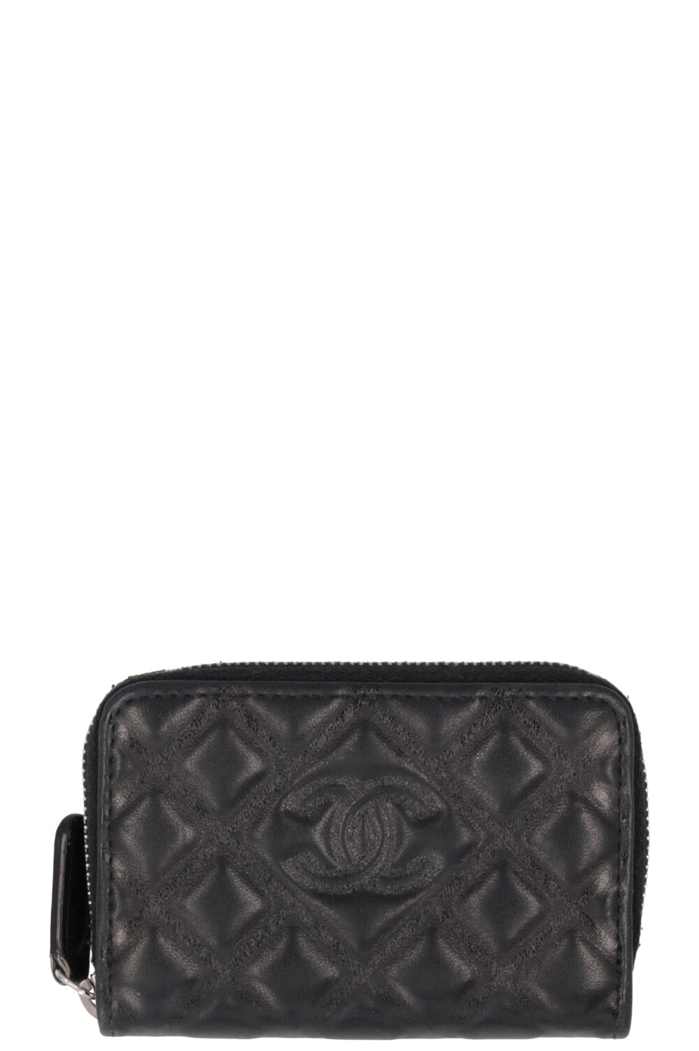 CHANEL Zippy Card Wallet Black