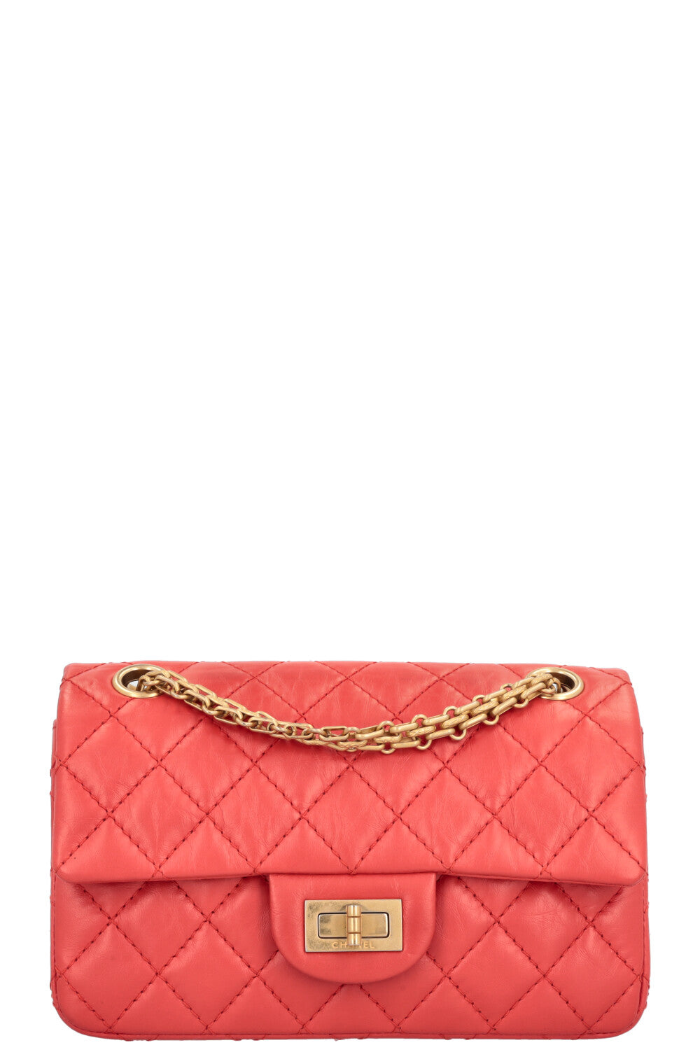 CHANEL 2.55 Mini Bag Coral