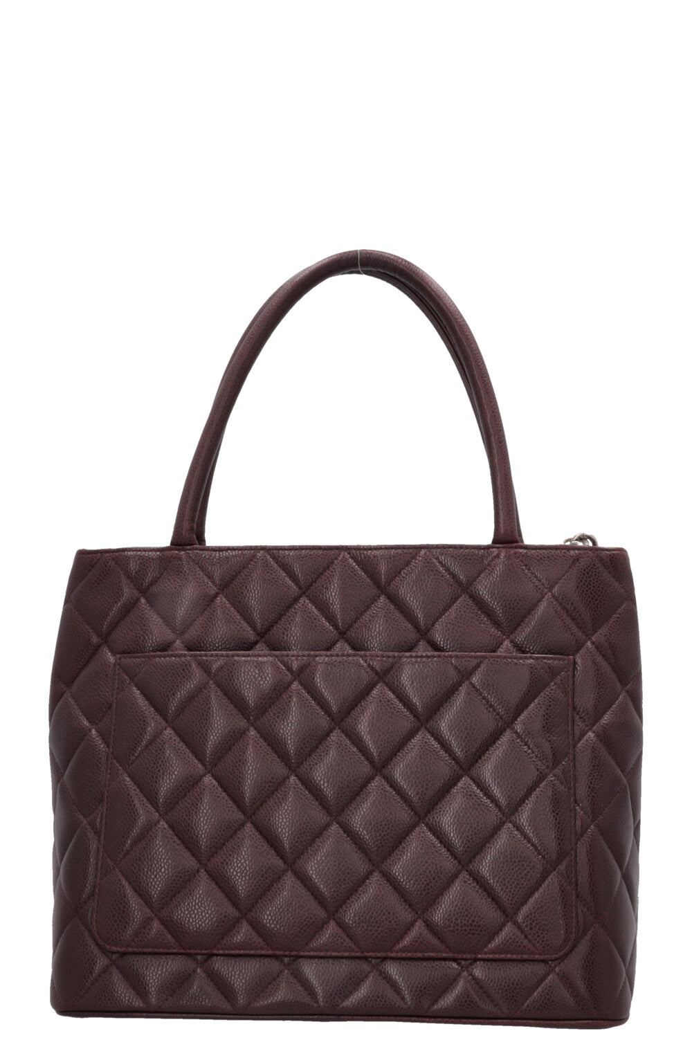CHANEL Medallion Tote Bag Bordeaux
