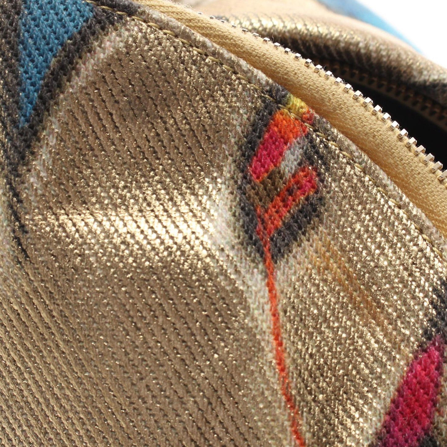 Gold Chanel Paris New York Canvas Graffiti Street Spirit Backpack