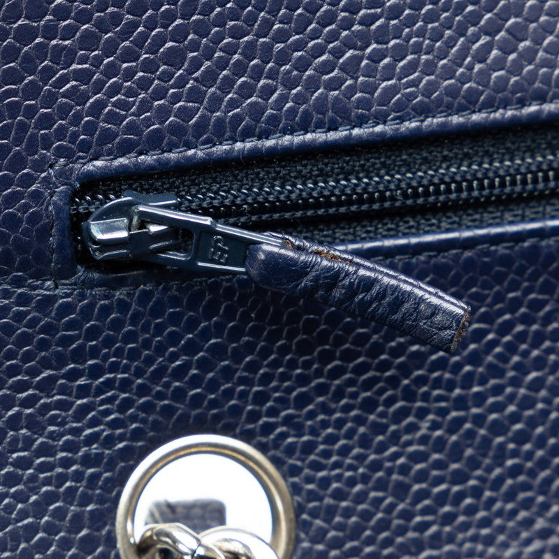 Chanel Matrases Coco Chain Shoulder Bags Navy Caviar S  Chanel
