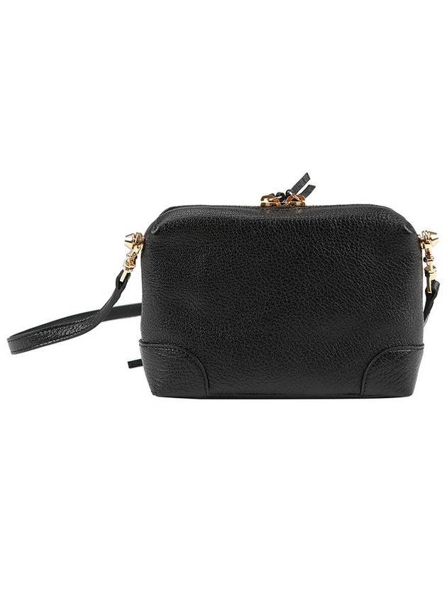 Luxury Balenciaga  Metal Reporter Mini Cross Bag Black