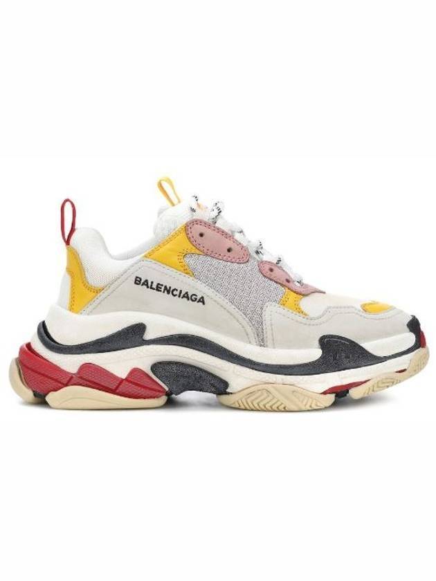 Luxury Balenciaga  Triple S Low Top Sneakers Cream Yellow
