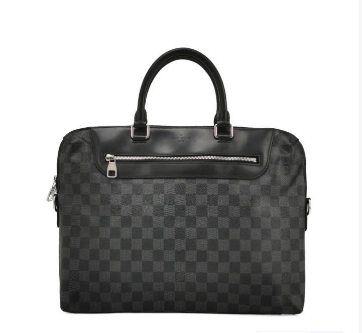 Preloved Louis Vuitton (LV)Porte-Documents Jour bag Black 36cm 250327781122850