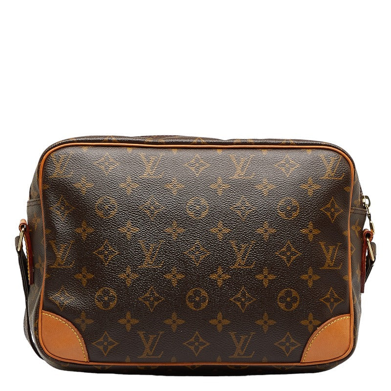 Louis Vuitton Monogram Nile  Shoulder Bag M45244 Brown PVC Leather  Louis Vuitton