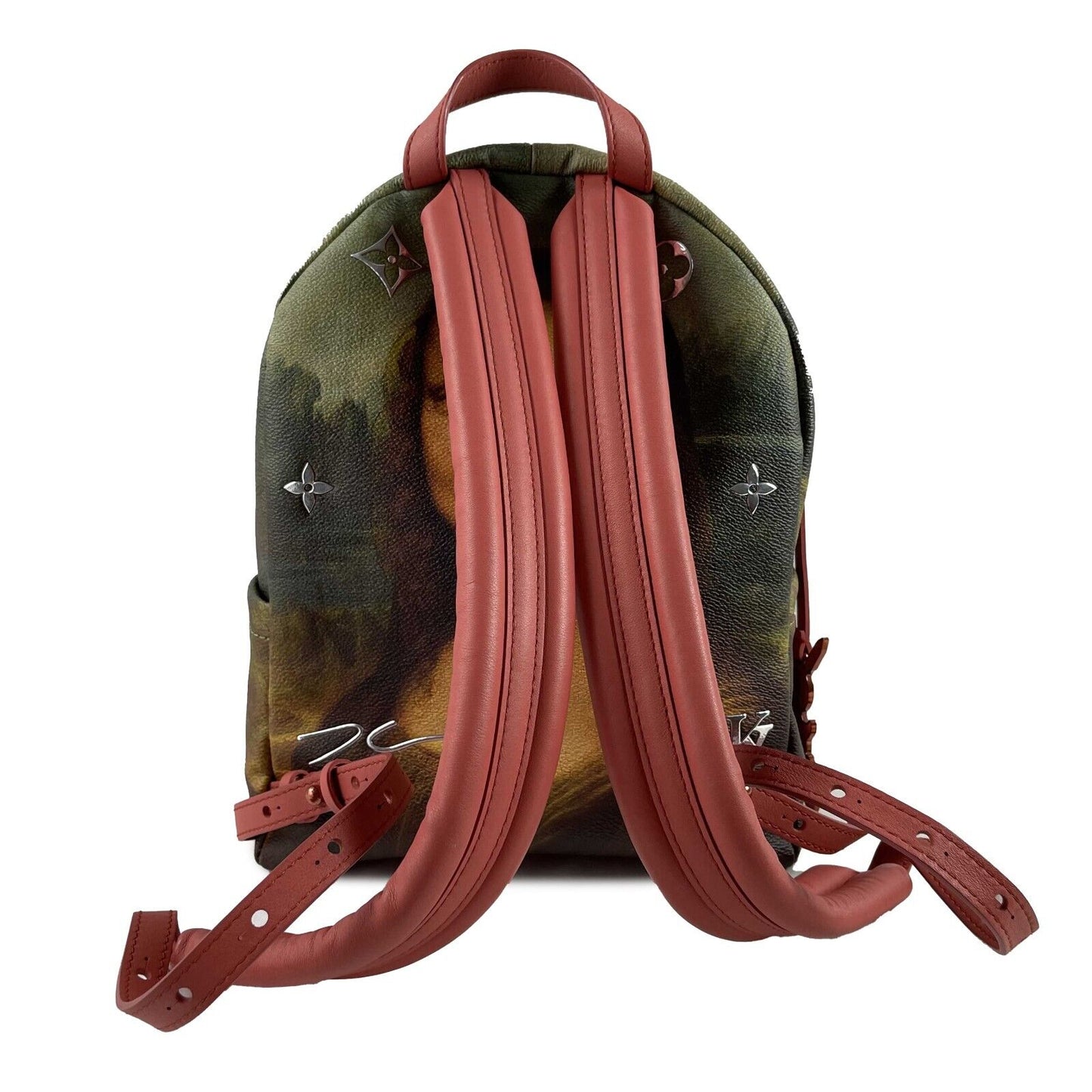 LOUIS VUITTON Palm Spring Jeff Koons Masters Da Vinci Collection PM Backpack