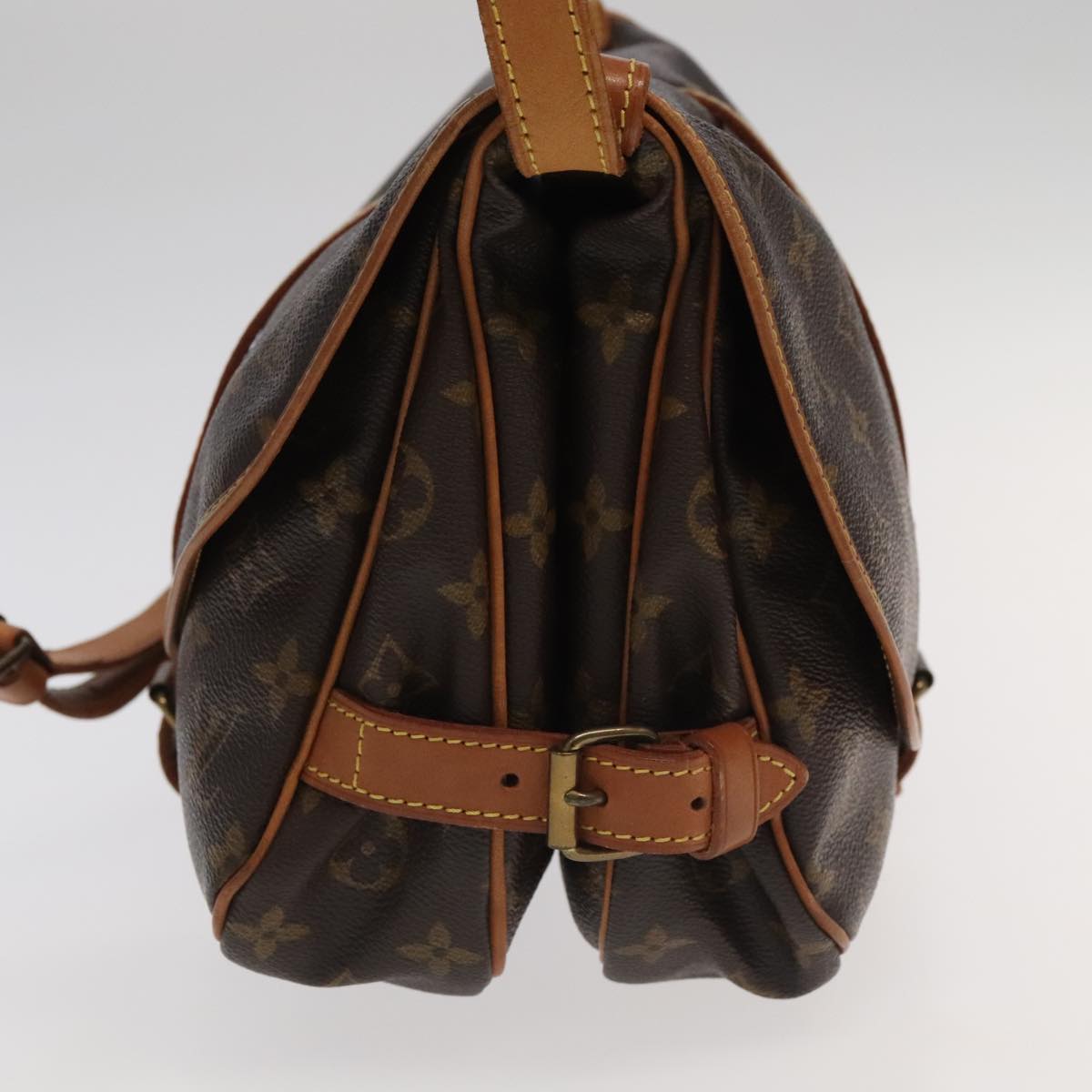 Louis Vuitton Saumur 30  Canvas Shoulder Bag