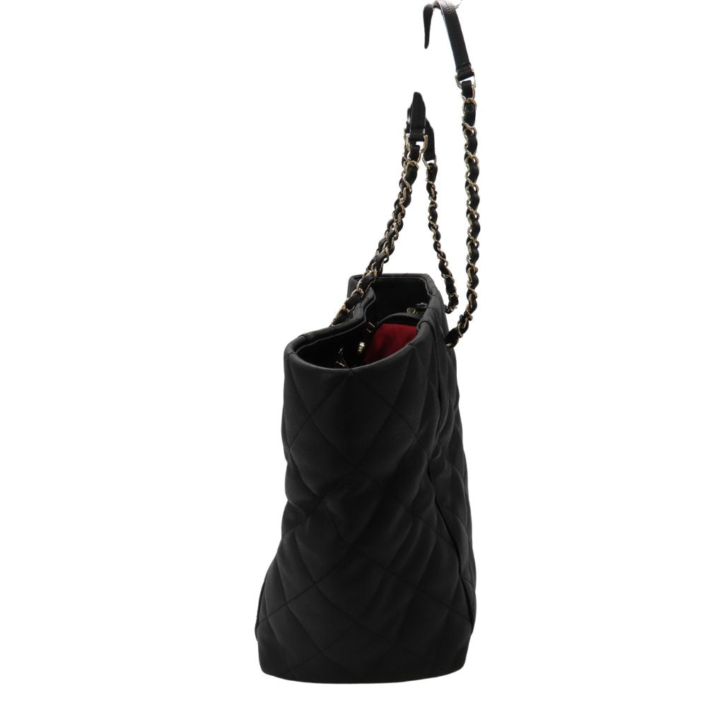 Chanel Chain Tote Bag Caviar Tote Bag