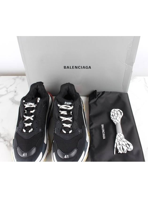Luxury Balenciaga  Triple S sneakers black red 41 260