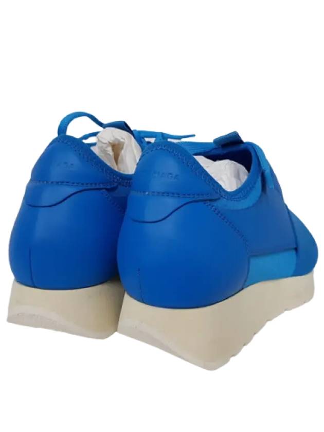 Luxury Balenciaga  Race Low Top Sneakers Blue