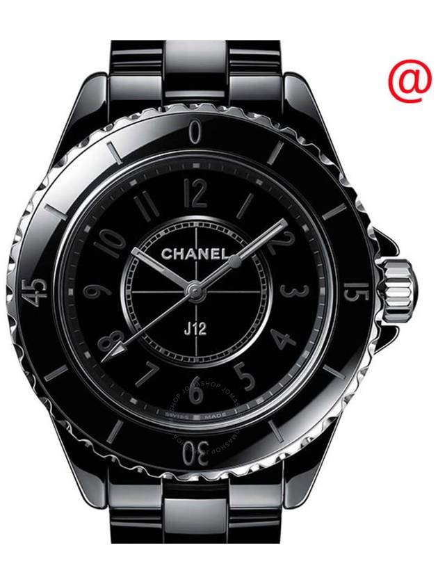 Chanel J12 Phantom Quartz Black Dial Ladies Watch H6346 Chanel