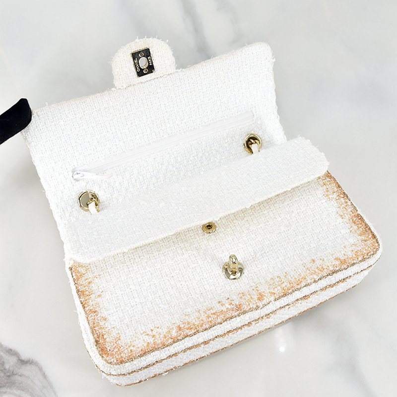 Top Quality Chanel Medium Wool Double New Bag
