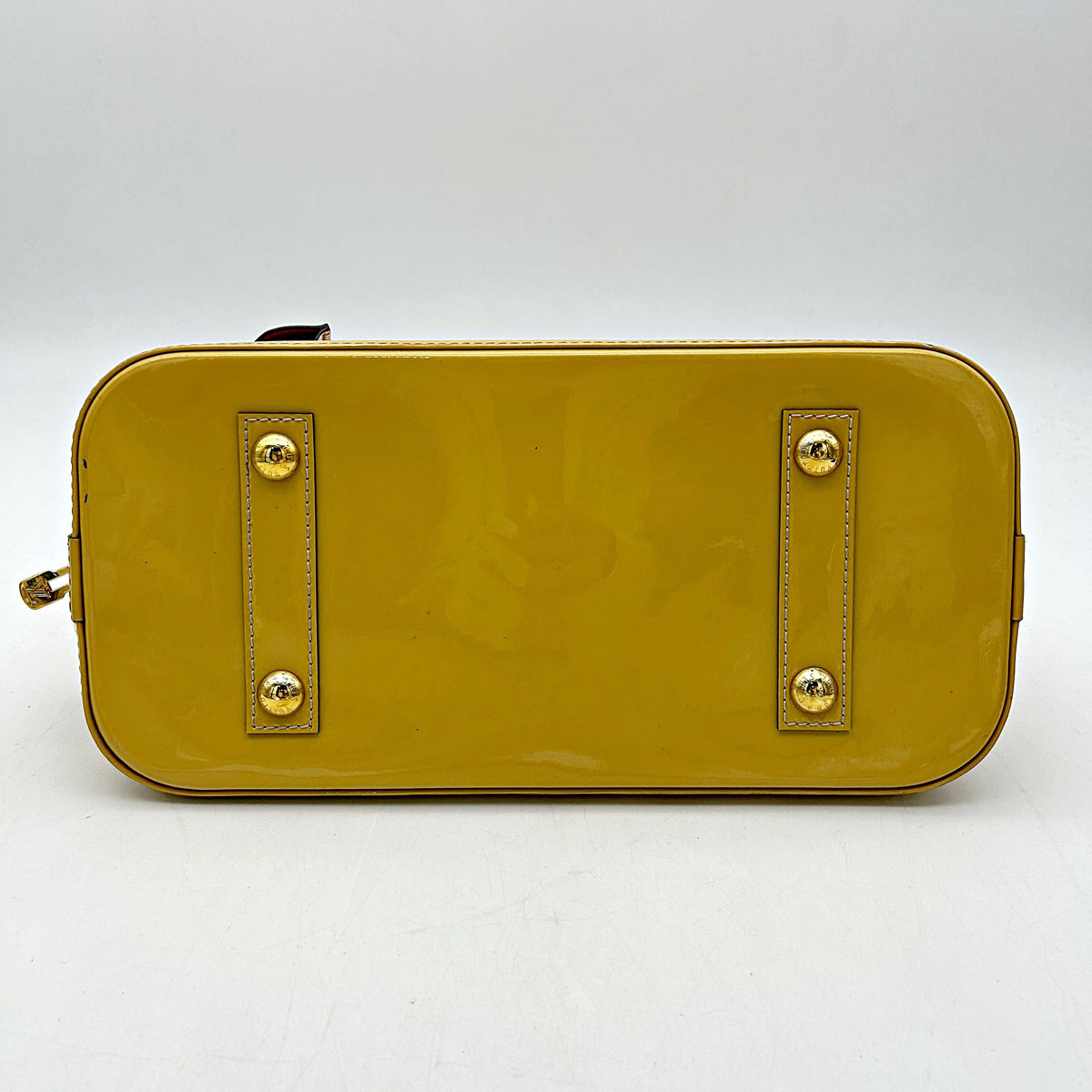 Louis Vuitton Yellow Vernis Monogram Alma PM Louis Vuitton lv8848ea