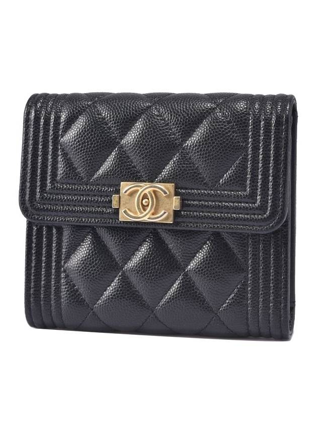 Women s Caviar Boy Bicycle Wallet Chanel