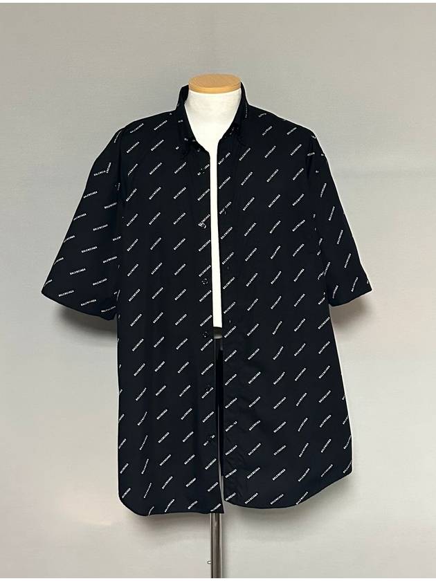 Luxury Balenciaga  Multi logo short sleeve shirt 105