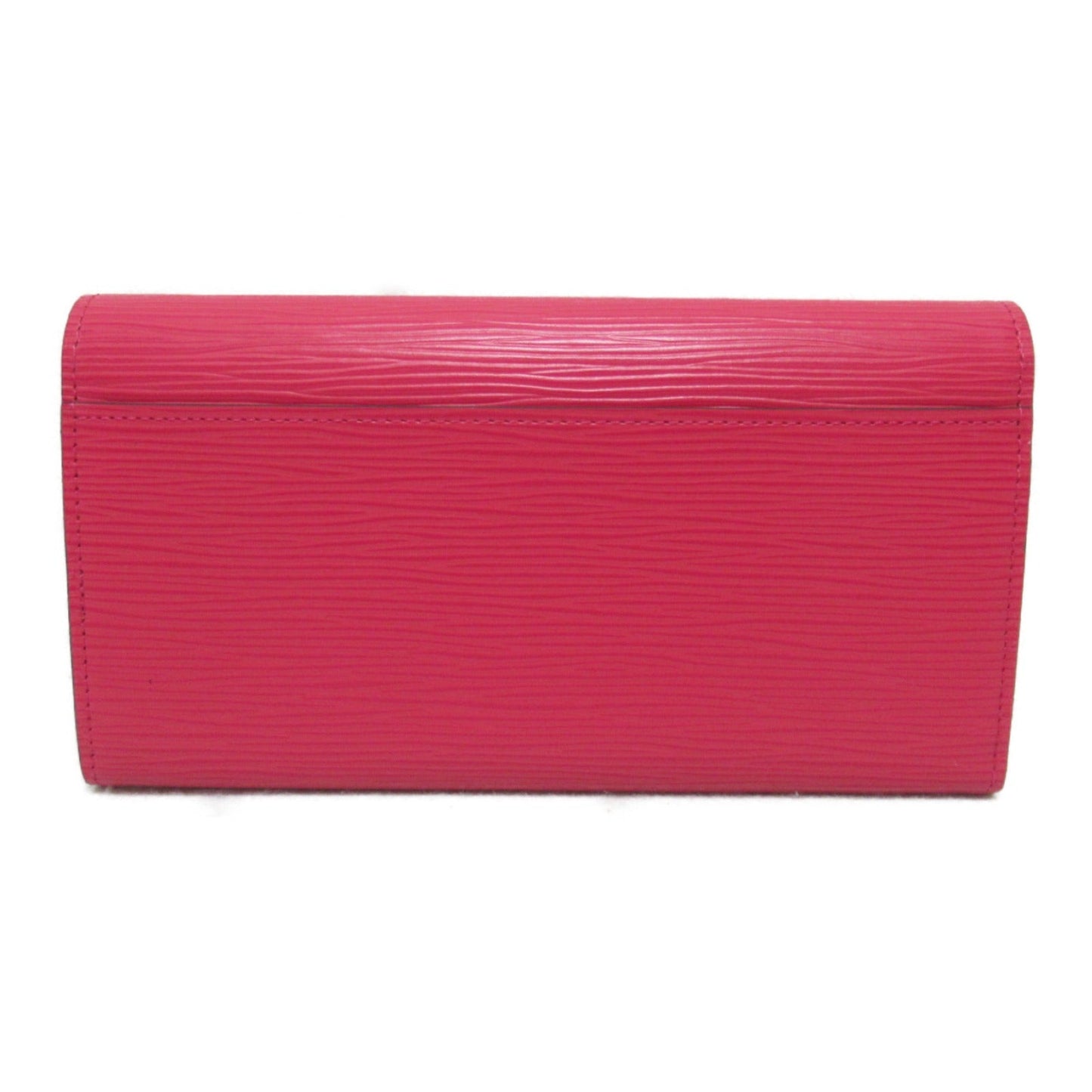 Louis Vuitton Portefolio Sarah Double Fable Wallet Double Foldable Wallet Leather Wallet Epi  Pink M62560
