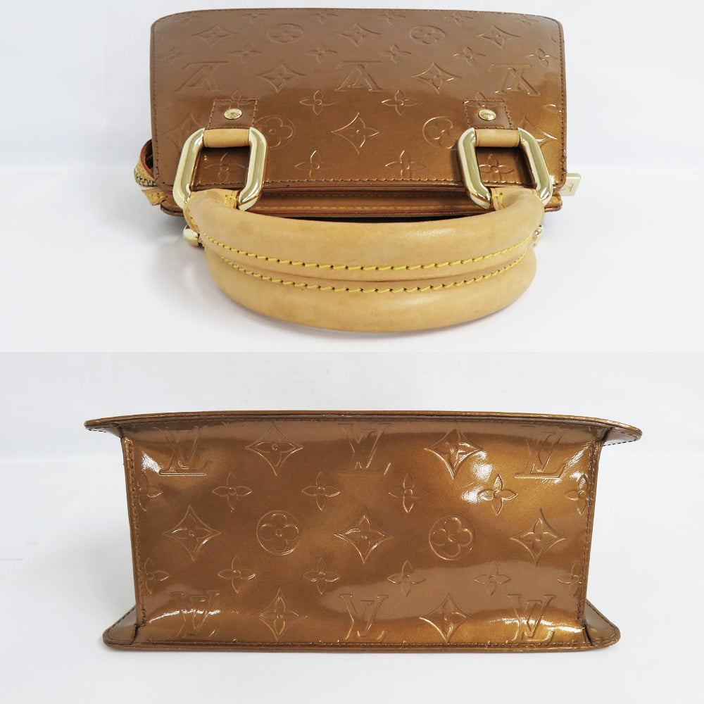 Louis Vuitton Monogram Vernis Mini Force Bronze M91120 Handbag Mini Bag Brown G
